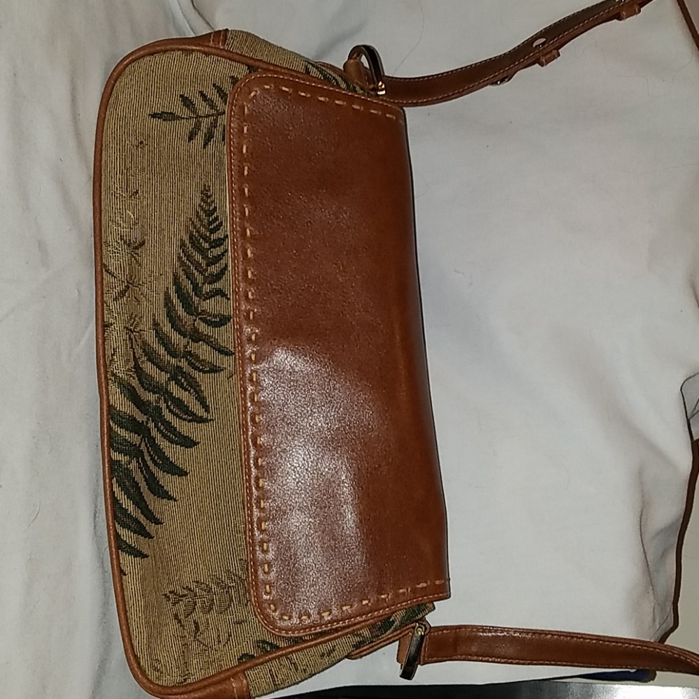 Brown leather bag